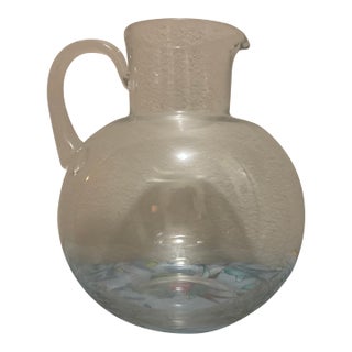 1990s Tiffany & Co. Glass Water Pitcher For Sale