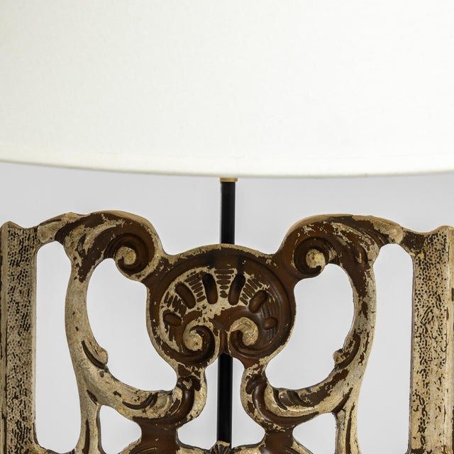 Brown Turn of the Century French Table Lamp For Sale - Image 8 of 11