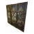 Lam Lee Set of 3 Wall Panels With Vintage Mirror & Croc-Embossed Detail For Sale