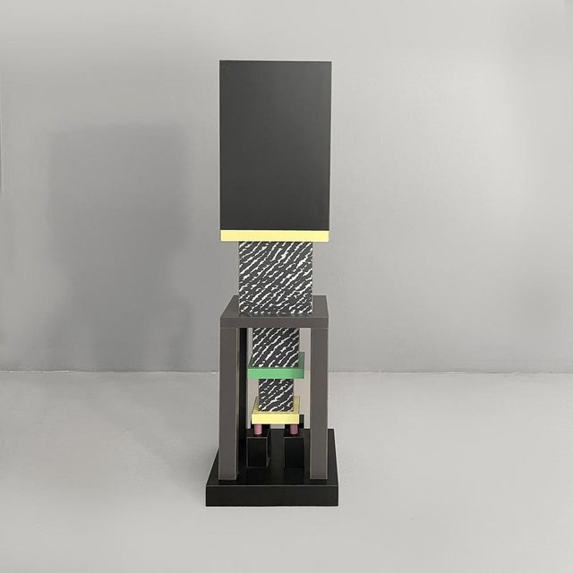 Italian Modern Metropole Table Clock from George J. Sowden, 1982 For Sale - Image 4 of 18