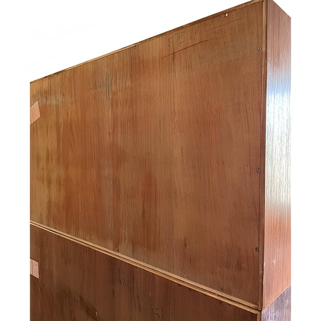 Wood Mid-Century Modern Bookcase in Teak from Bornhold, Germany, 1960s For Sale - Image 7 of 18
