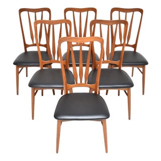 Danish Teak Ingrid Dining Chairs from Niels Koefoed, 1960s, Set of 6 For Sale