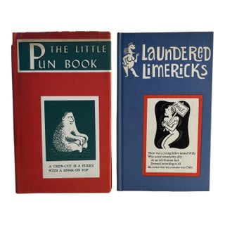 1960 Puns and Limericks Peter Pauper Books Set of 2 For Sale