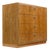 John Stuart 1970s 3 Drawer Hickory Bachelor's Chest With Chrome Pulls For Sale