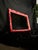 2020s 2020s Loom Distressed Red Rectangular Wall Mirror For Sale - Image 5 of 6