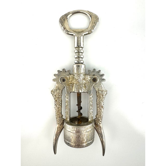 French Country Vintage French Country Grapevine Corkscrew Wine Opener For Sale - Image 3 of 12