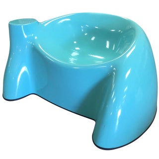 Wendell Castle Blue Fiberglass Chair For Sale