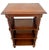 1920s Antique Bookcase French Jacobean Revival Oak 4-Tier Etagere Barley Twist, Cane For Sale - Image 5 of 13