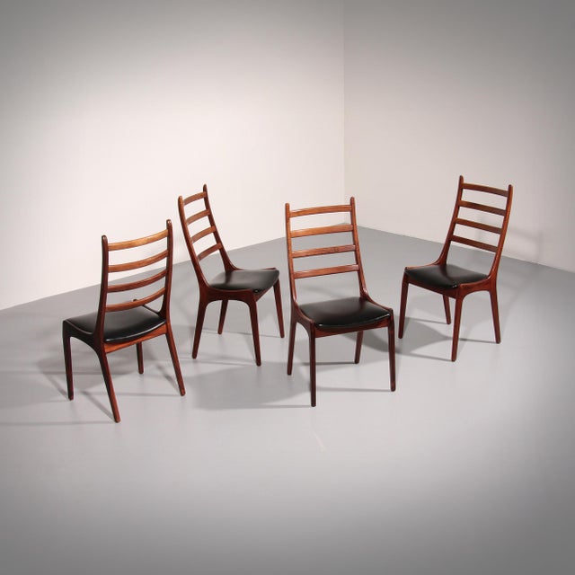 Step into the elegance of mid-century Scandinavian design with this beautiful chair created by Kai Kristiansen for KS...