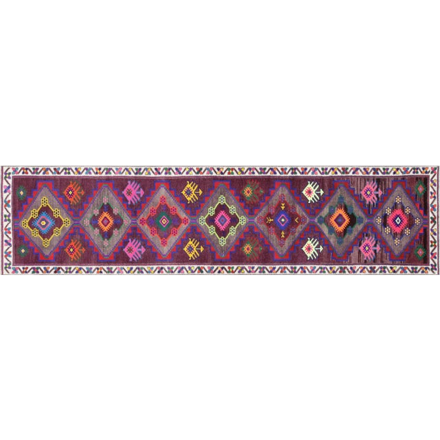 Textile 1960s Turkish Oushak Runner For Sale - Image 7 of 7