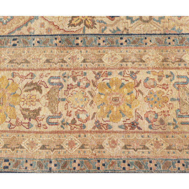 Antique Turkish Hereke Rug For Sale - Image 4 of 8