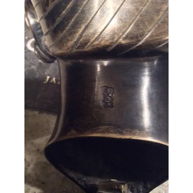 Marc Laguey Asian Bronze Bust of a Woman For Sale In Palm Springs - Image 6 of 8