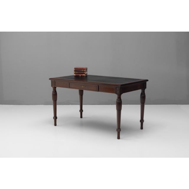 Traditional Antique Writing Table, 1890 For Sale - Image 3 of 10