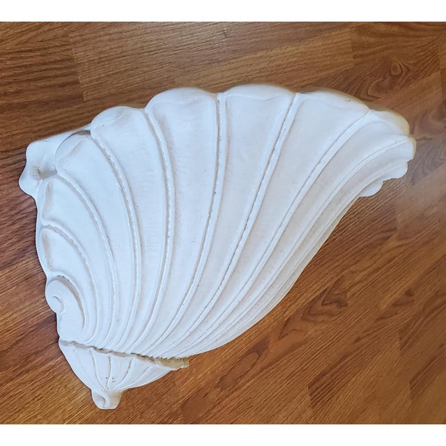 Boho Chic Ceramic Wall Shell For Sale - Image 3 of 7