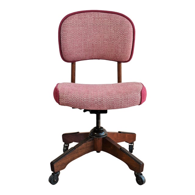 Vintage Gunlocke Desk Chair Reupholstered Chairish