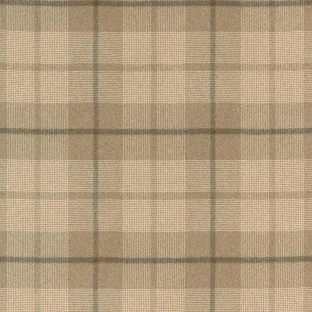 Contemporary Sample - Schumacher Montana Wool Plaid Fabric in Buckskin For Sale - Image 3 of 3