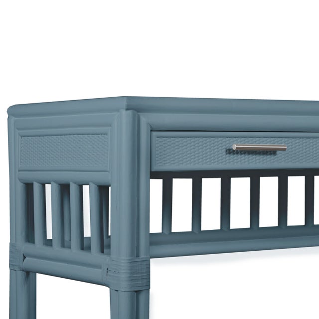 Not Yet Made - Made To Order Colony Desk, Regatta Blue For Sale - Image 5 of 9