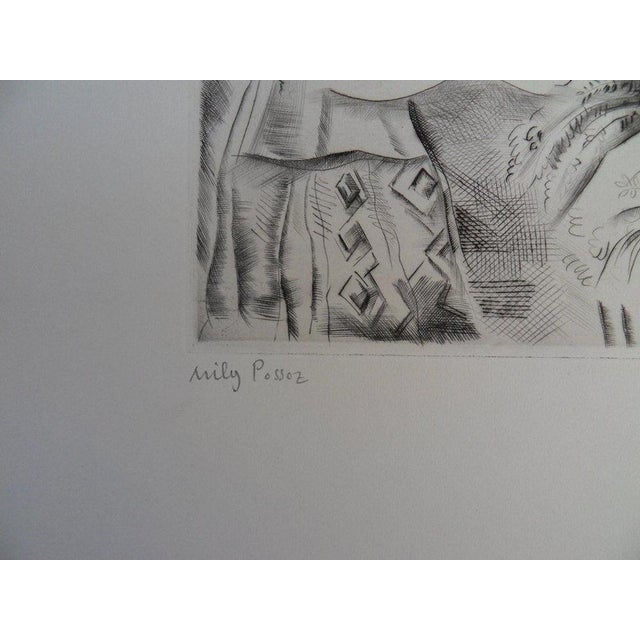 Mily Possoz, La fleuriste, Etching For Sale - Image 5 of 7