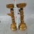 Brass 1970s Brass Dragon & Phoenix Candle Holders, Pair of Lotus Top Candlesticks For Sale - Image 8 of 9