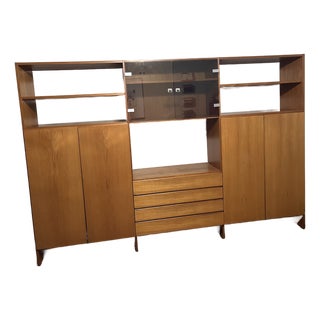 Mid-Century Modern Teak Wall Unit For Sale