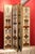 19th Century Italian Six-Panel Painted Wood Folding Screen in Gilt Bronze Frame For Sale - Image 13 of 16