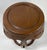 Brown Vintage Asian Carved Wood Garden Stool For Sale - Image 8 of 11
