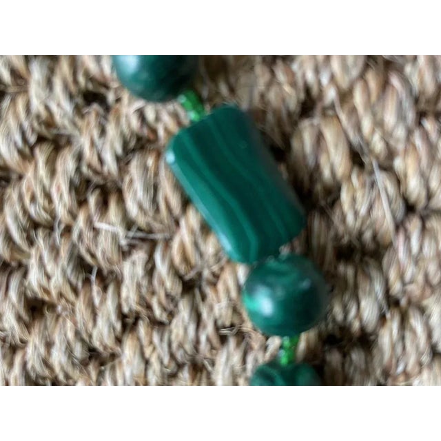 Necklace in Malachite, 1960s For Sale - Image 3 of 5