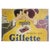 Yellow Art Deco Advertising Poster Gillette, USA, 1930s For Sale - Image 8 of 8