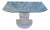 Mid-Century Design Console Table in Transparent Acrylic glass with Crystal Top, 1970s For Sale