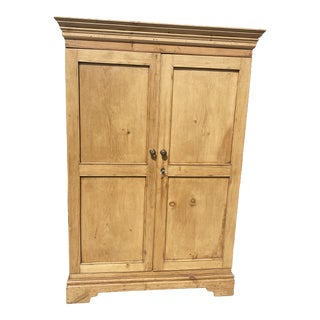 Mid 19th Century Antique Irish Pine Cabinet For Sale