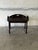 Stained Oak Folding Butler Tray End Table With Drop-Down Sides Vintage Mid-Century Modern 1970s For Sale In Los Angeles - Image 6 of 11