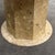 Contemporary Round Breccia Marble Pedestal Table | 1980s Vintage Stone Dining Table | Postmod For Sale - Image 3 of 14