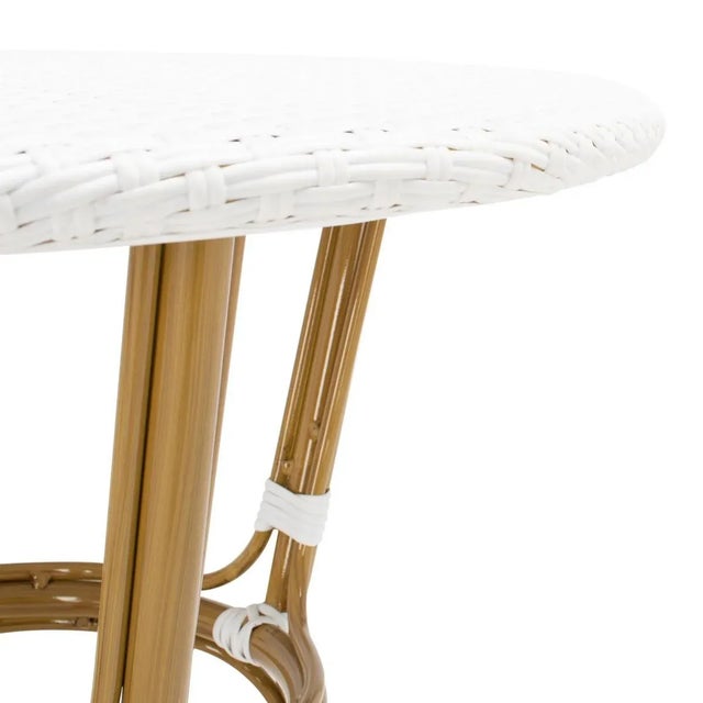 Sidford Bistro Table - White For Sale - Image 4 of 8