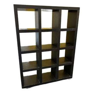 West Elm Rolling Bookcase, Attributed For Sale