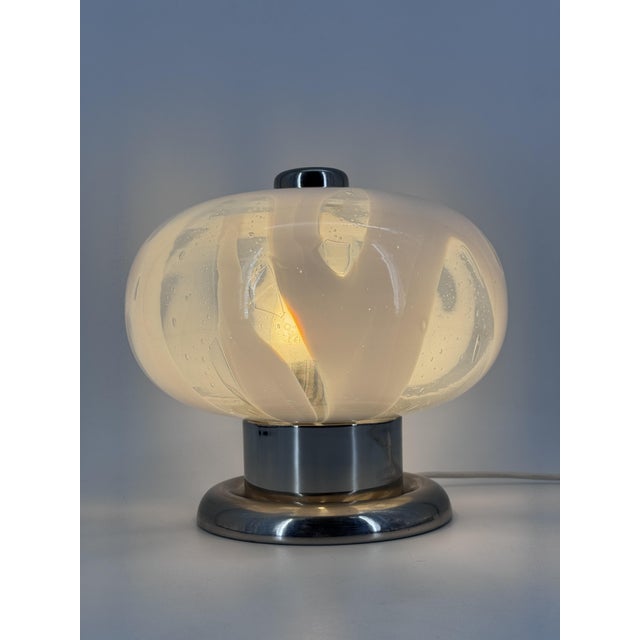 Mid-Century Table Lamp in Murano Glass, Italy, 1970s For Sale - Image 4 of 15