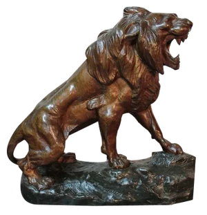 T. Cartier, Lion, 20th Century, Regula