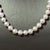 1990s Mikimoto Akoya Pearl Necklace 17" Sterling Silver 8 - 8.5 Mm Estate For Sale - Image 9 of 10