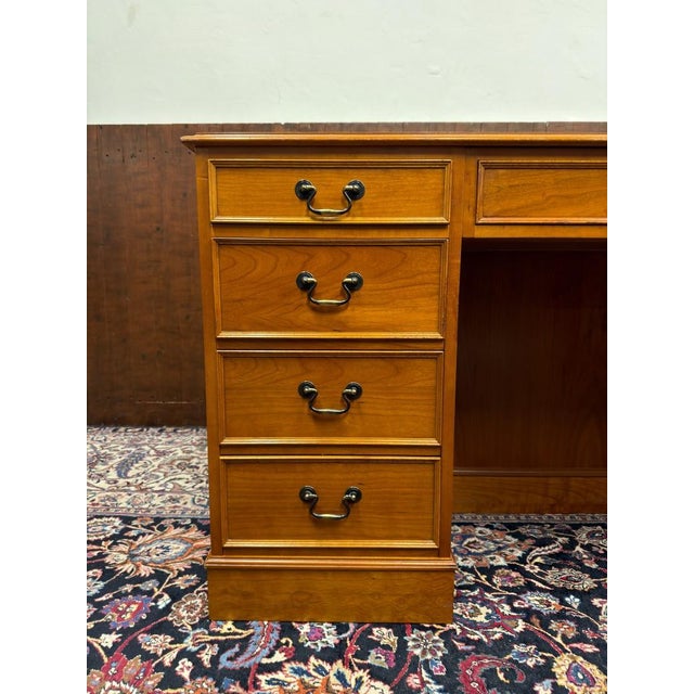 English Chesterfield Corner Desk For Sale - Image 10 of 18