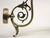 French Art Deco Sconce with Brass Fixture and Glass Shade, 1930s For Sale - Image 6 of 8