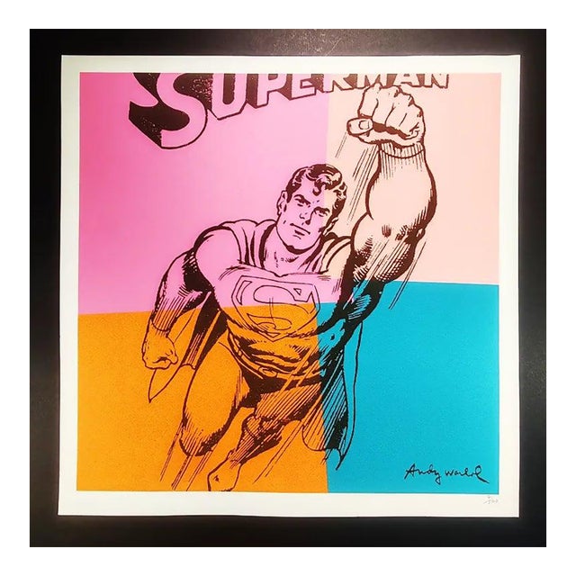 After Andy Warhol, Superman, 1980s, Lithograph For Sale