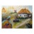 Tetiana Andriyovych Rustic Village Scene With Thatched Roof House, Windmill, Cow – Autumn Landscape Art For Sale
