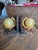 Brown Pair of Vintage Globe Bookends For Sale - Image 8 of 9
