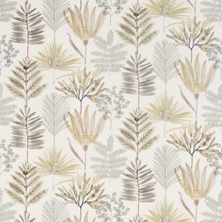 Harlequin Yasuni Fabric in Ochre/Linen For Sale