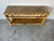 Vintage Coastal Rattan Two-Tier Console Table With Glass Top/Sold For Sale - Image 11 of 12