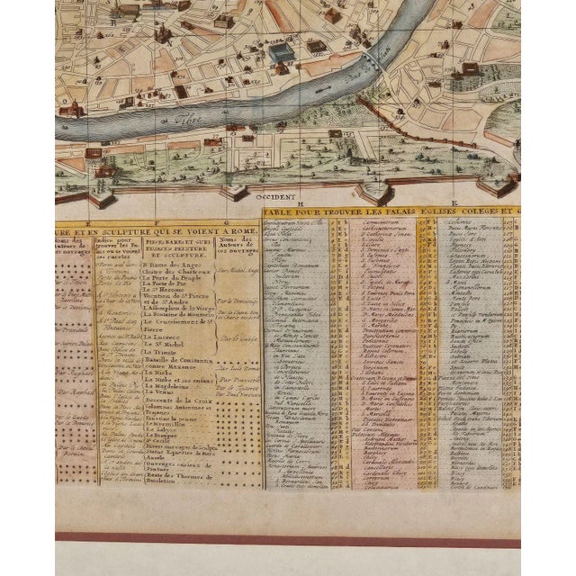 Paper Plan of Rome From "Atlas Historique", France, 1718 For Sale - Image 7 of 8