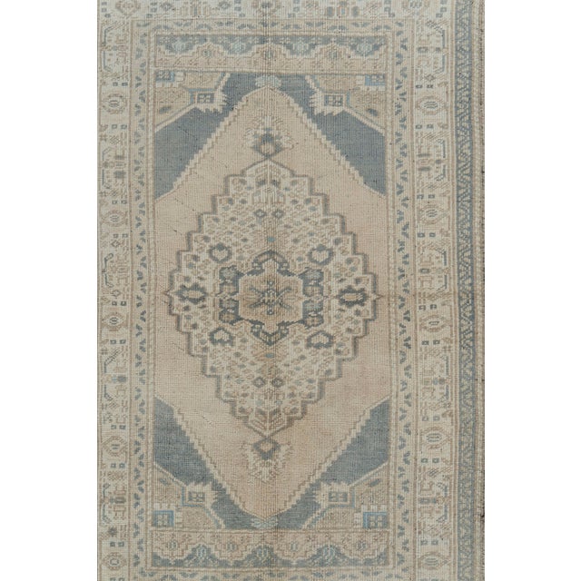 Vintage Turkish Oushak Area Rug 3ft 7in X 5ft 5in For Sale - Image 4 of 8
