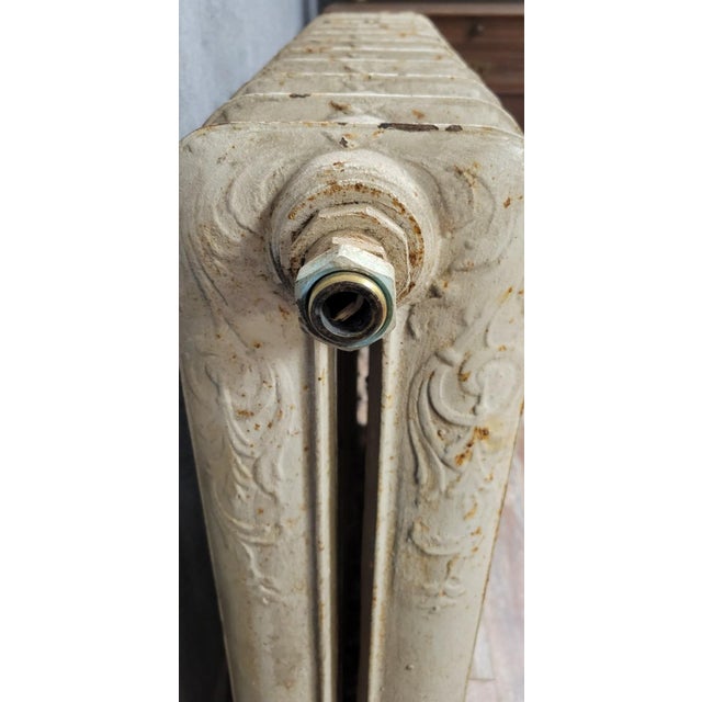19th Century Floral Cast Iron Radiator, 1890s For Sale - Image 4 of 7