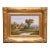 19th Century French Country Landscape Oil Painting in Carved Giltwood Frame For Sale