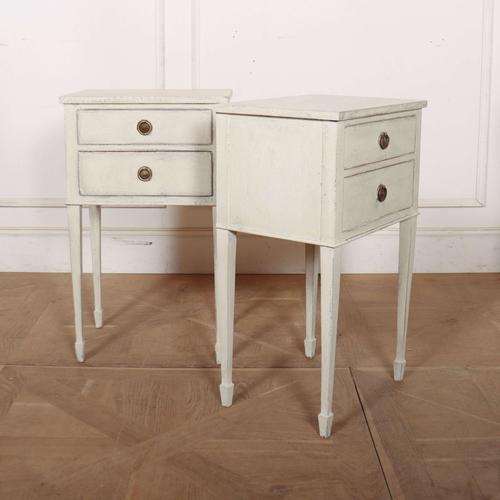 Swedish Bedside Tables, Set of 2 For Sale - Image 6 of 8