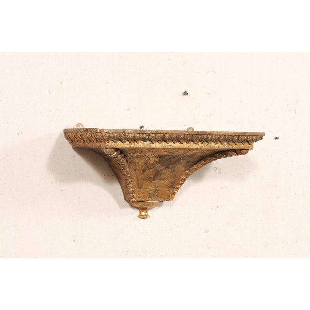 French Late 18th C. Gilt Shelf Bracket, France For Sale - Image 3 of 10